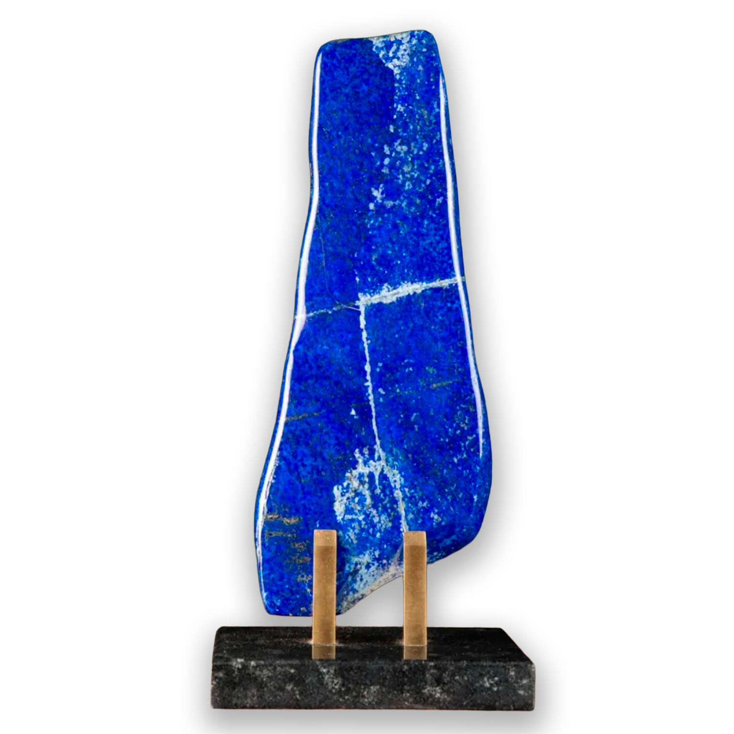 Lapis Lazuli on Marble Base | Crystals and Minerals for Decor