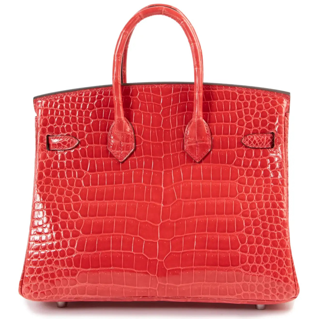 Hermès Birkin 25cm Bourgainvillier Crocodile Porosus Lisse PHW | Rare Collector’s Piece