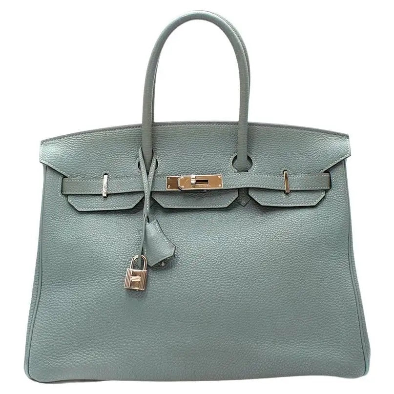 Hermès Bleu Ciel Togo Leather Birkin 35 PHW – 2009