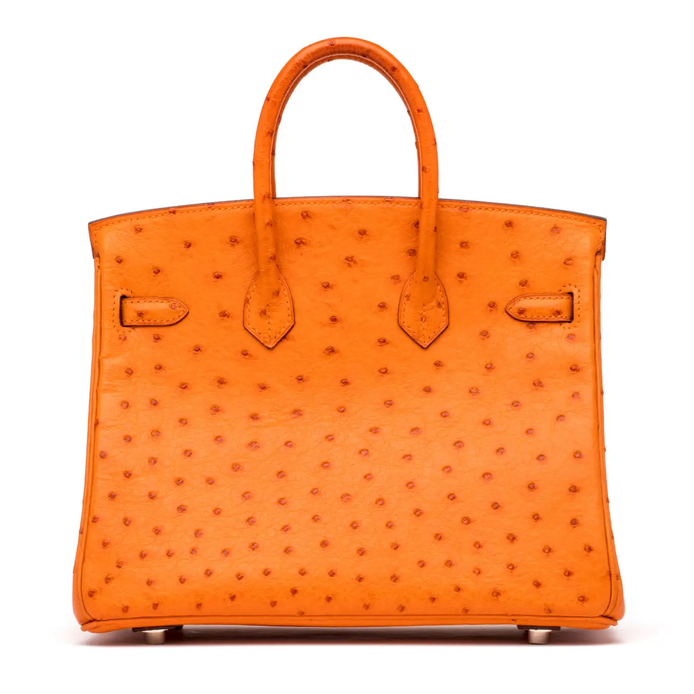 Hermès Birkin 25cm Ostrich Leather in Tangerine | Exclusive Luxury Handbag