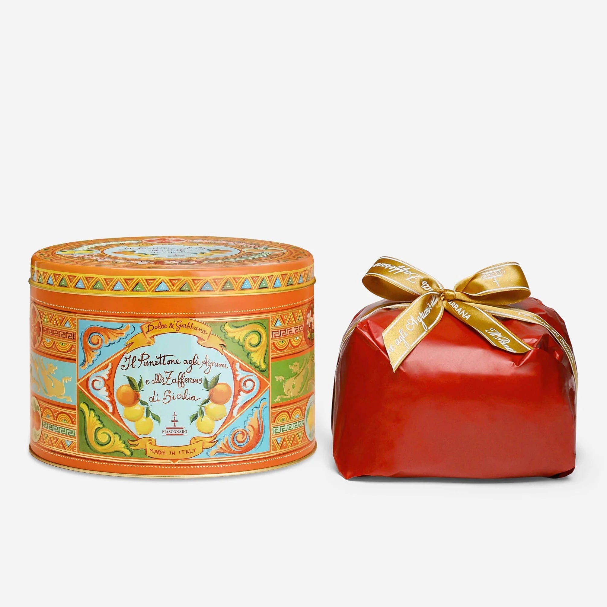 Sicilian Citrus Fruits & Saffron Panettone | DOLCE & GABBANA x FIASCONARO