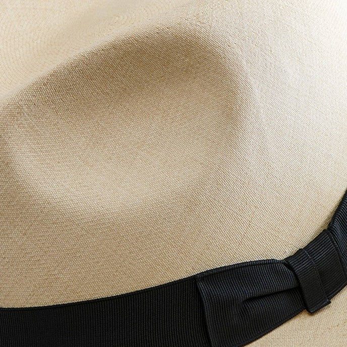 Sombrero Panamá Fedora Montecristi | Paja Toquilla Extra Fina Premium 