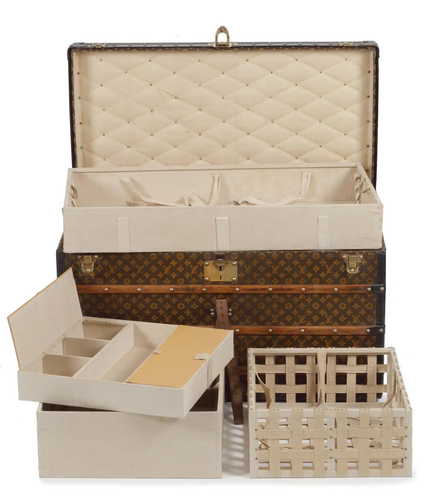 Louis Vuitton Large Classic Steamer Trunk | Early 20th Century