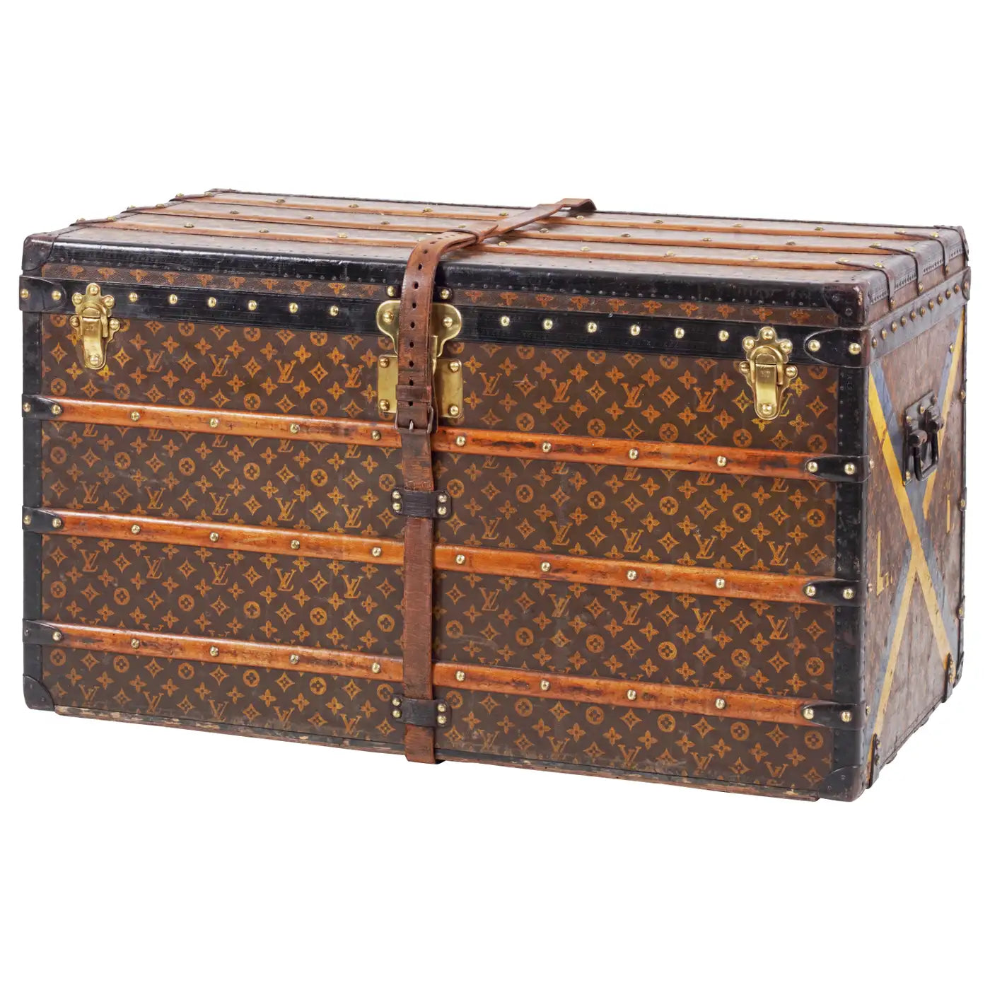 Louis Vuitton Large Classic Steamer Trunk | Early 20th Century