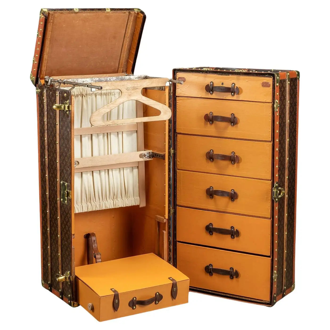 Louis Vuitton Armoire Trunk - Paris circa 1935 | Restored to Original Splendor