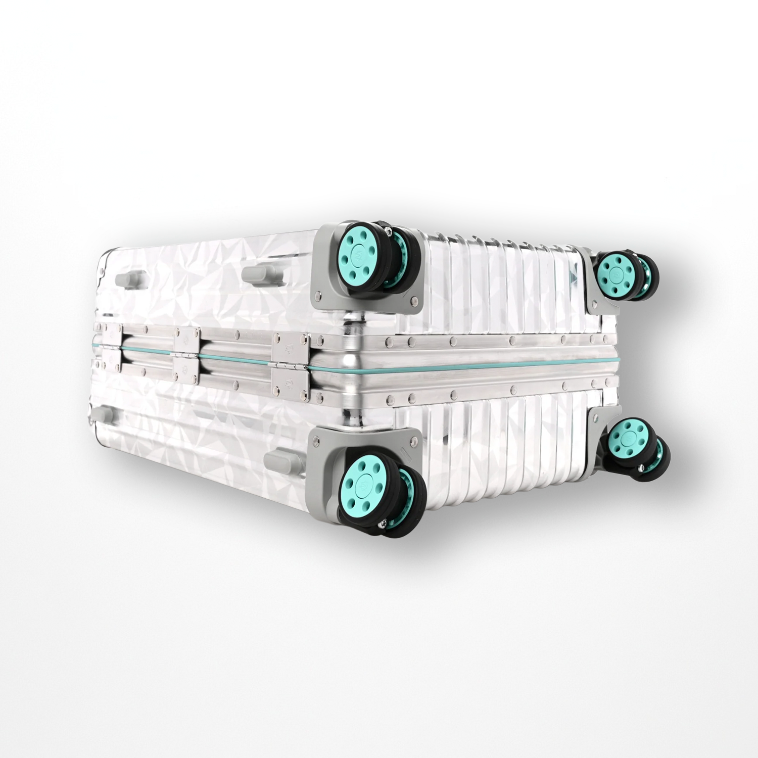 RIMOWA x Tiffany & Co. Classic Cabin Aluminum Luggage in Diamond Silver | Limited Collaboration