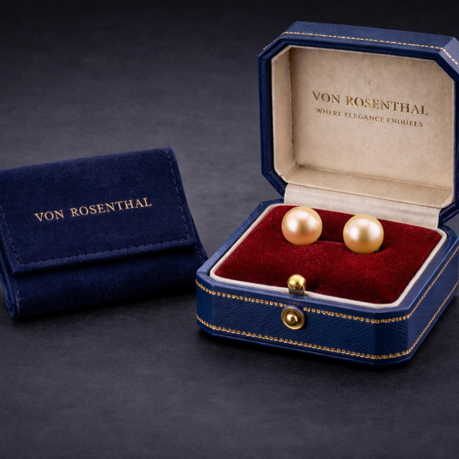 Imperial Pearl Stud Earrings | The Essence of Quiet Luxury