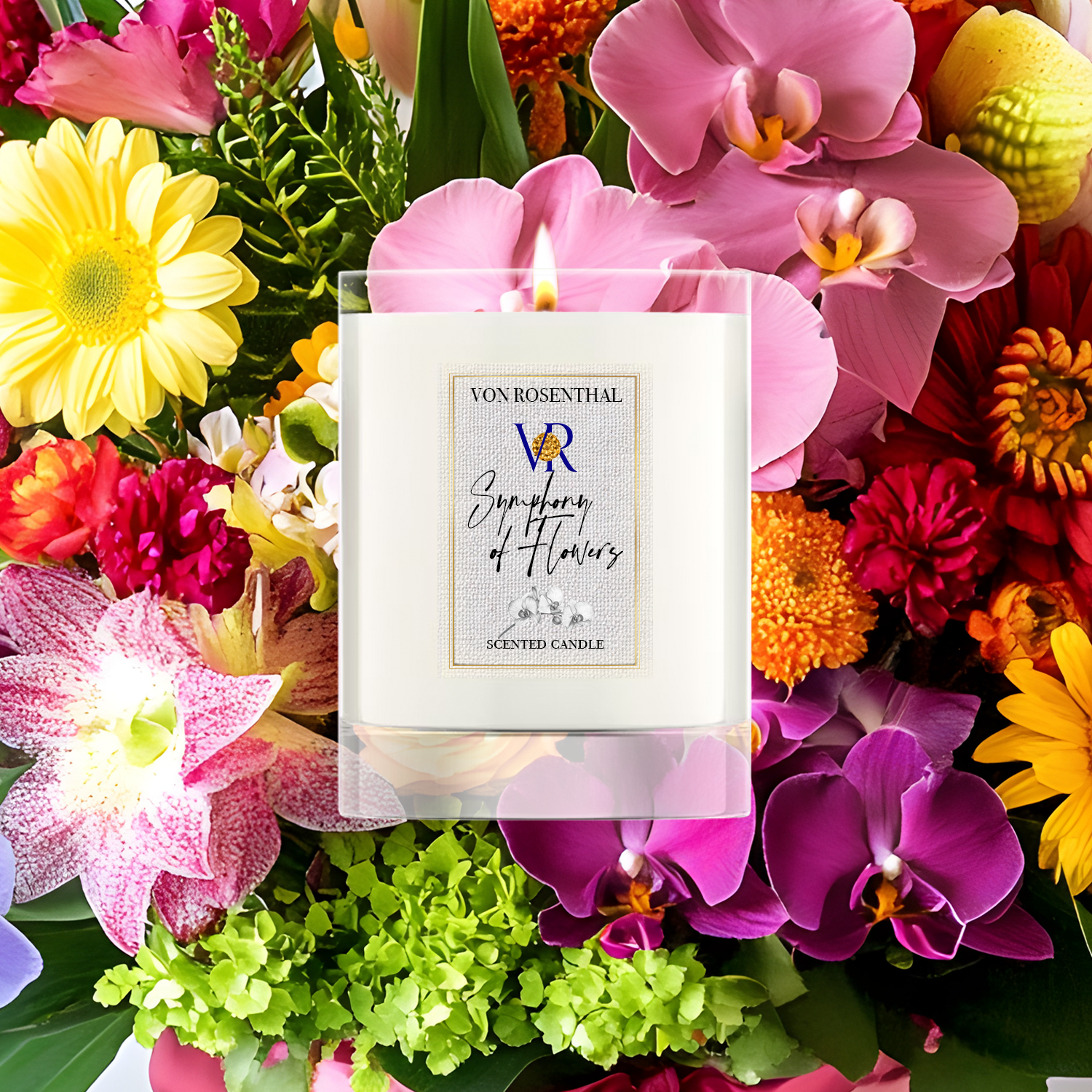 Symphony Of Flowers | Luxury Scented Candle