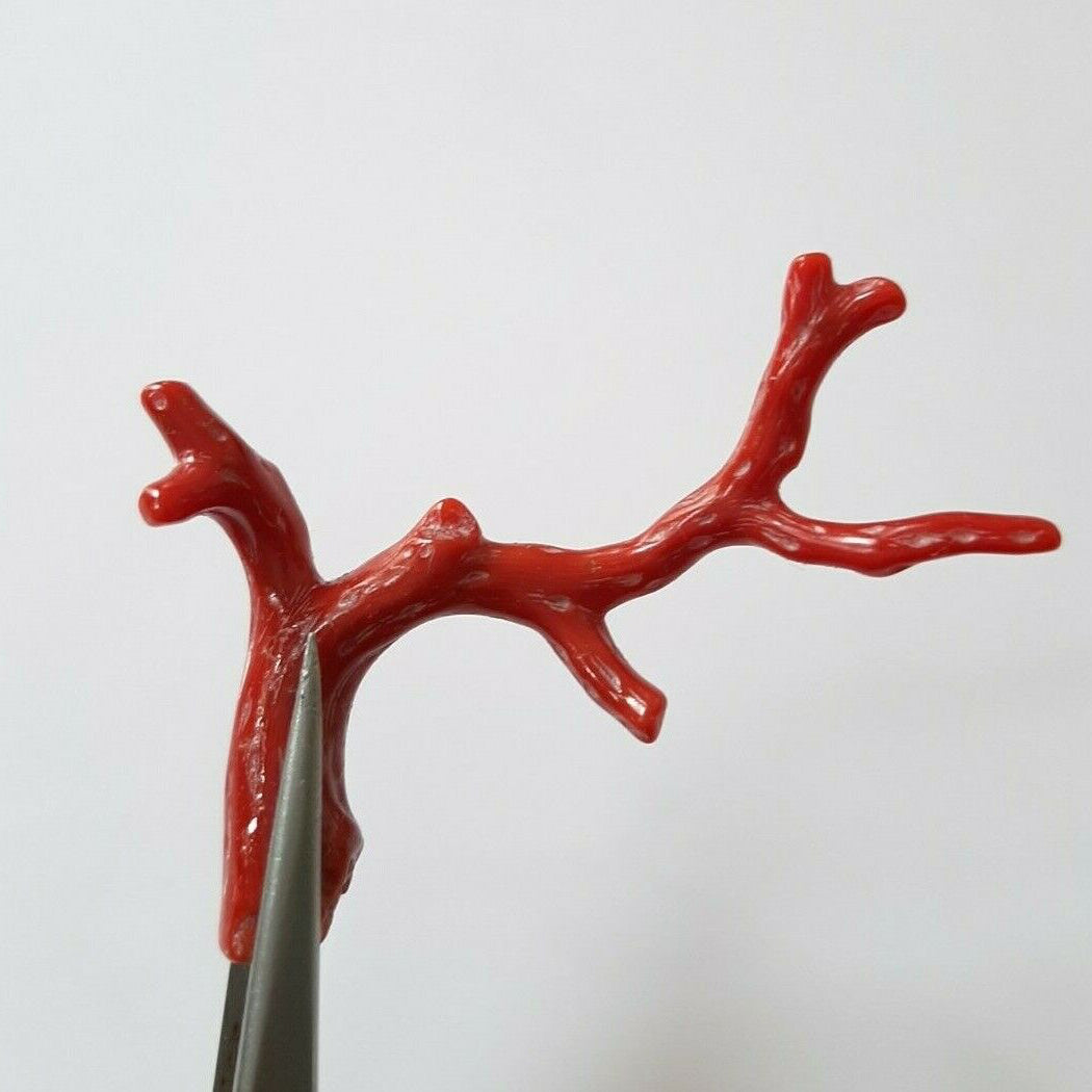 Colgante Cornicello italiano – Auténtico coral rojo sardo | Cornetto Corno Rosso Cornetto